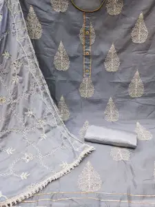 MANVAA Embroidered Unstitched Dress Material