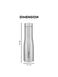 BOROSIL Swan 3-Pieces Stainless Steel Single Wall Bottle 1L Each