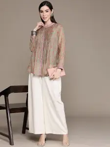 Ritu Kumar Ethnic Motifs Printed Kurti with Camisole