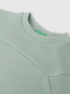 United Colors of Benetton Girls Green Sweatshirt