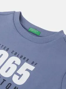 United Colors of Benetton Boys Typography Printed Pullover