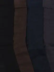 Bonjour Men Pack of 4 Assorted Calf-Length Socks