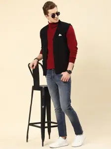 Monte Carlo V- Neck Ribbed Woollen Cardigan