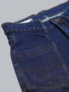 BAESD Women Flared High-Rise Clean Look Stretchable Jeans