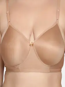 MAROON Pack of 3 Non-Wired Heavily Padded Seamless T-Shirt Bra With All Day Comfort