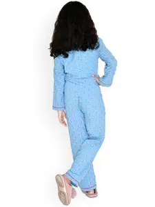 The Snug Studio Girls Conversational Printed Night suit