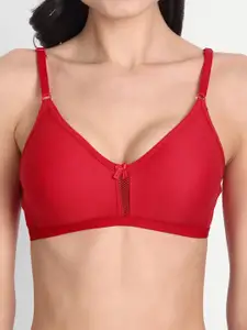 Aimly Pack Of 2 Full Coverage Non Padded Cotton T-shirt Bra With All Day Comfort