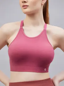 C9 AIRWEAR Cross Back Seamless Full Coverage Sport Bra With Moisture Wicking