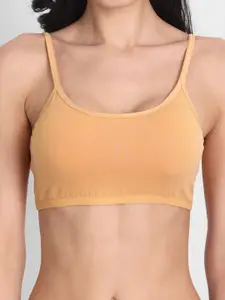 Aimly Pack Of 3 Non-Padded Seamless Medium Coverage Cotton Sports Bra With All Day Comfort