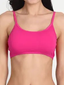 Aimly Pack of 2 Non-Padded All Day Comfort Medium Coverage Lycra Workout Bra