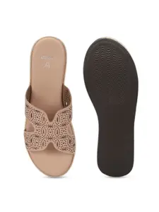 yoho Women Laser Cut Wedge Platform Heels