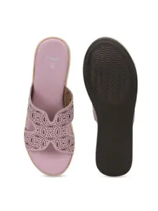 yoho Women Laser Cut Wedge Platform Heels