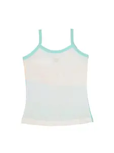 Bodycare Girls Pack Of 3 Assorted Frozen Printed Pure Cotton Camisoles