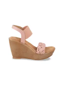 Catwalk Braided Strap Wedge Heels