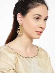 Jewels Galaxy Gold-Plated Handcrafted Chandbalis