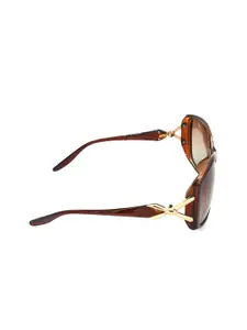 HRINKAR Women Rectangle Sunglasses with Polarised and UV Protected Lens HRS436