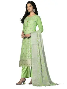 MANVAA Pure Silk Unstitched Dress Material