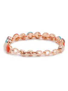 YouBella Gold Plated Artificial Stones Bracelet