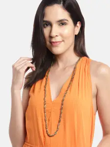 RICHEERA Brass Gold-Plated Necklace