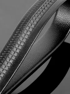 ZEVORA Men Textured Leather Formal Belt