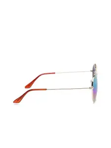 Kenneth Cole Women Round Mirrored Sunglasses KC2766 53 32U