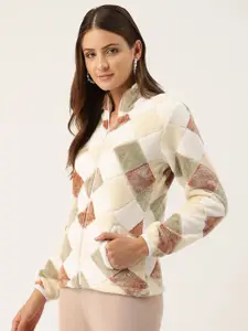 Monte Carlo Faux Fur Checked Sweatshirt