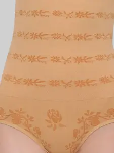 PLUMBURY Printed Seamless Tummy Shapewear