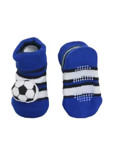 Yellow Bee Infants Boys Pack of 2 Patterned Cotton Anti Skid Socks