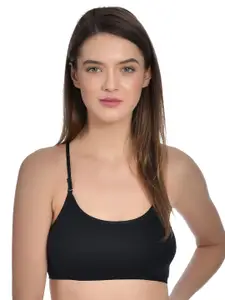 Aimly Pack of 2 Full Coverage Non-Padded Seamless Cotton Bra