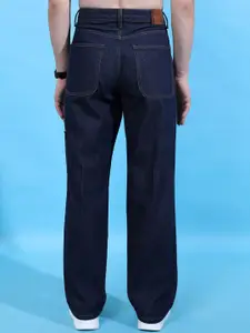 HIGHLANDER Men Relaxed Fit Mid Rise Cotton Cropped Jeans