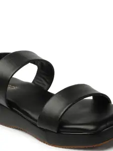 ICONICS Double Strap Flatform Heels