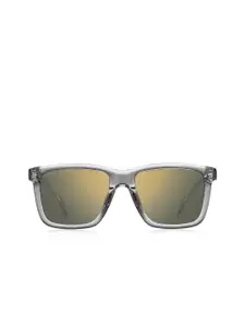 HUGO Men Rectangle Sunglasses with UV Protected Lens 204340KB755CW