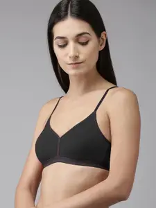 PIBU Full Coverage Non Padded Non-Wired Bra With All Day Comfort