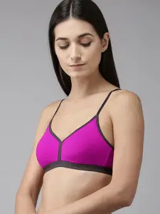 PIBU Full Coverage Non Padded Non-Wired Bra With All Day Comfort