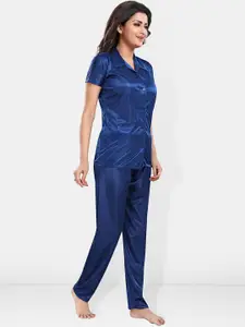 Be You Satin Shirt & Lounge Pant Night Suit