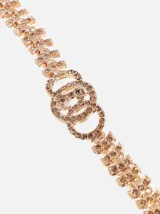 SOHI Gold-Plated Wraparound Bracelet
