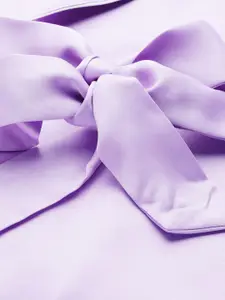 ETC Solid Mini Satin Robe