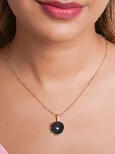 BEWITCHED Gold-Plated Star Charm Pendant With Chain