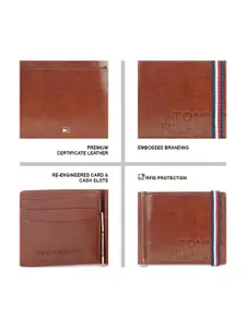 Tommy Hilfiger Men Leather Two Fold Wallet