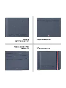 Tommy Hilfiger Men Leather Two Fold Wallet