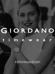 GIORDANO Women Round Dial Water Resistance Analogue Watch GD4206-33