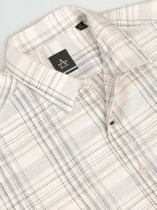 Arrow Sport Slim Fit Tartan Checked Casual Shirt