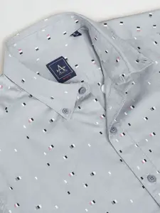 Arrow Sport Slim Fit Opaque Printed Casual Shirt