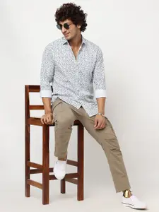 Blue Buddha Floral Printed Casual Shirt