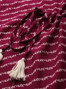 Anouk Floral Printed Flared Sleeves Kaftan Kurti