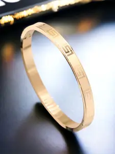 MYKI Gold-Plated Kada Bracelet