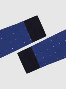 Blackberrys Men Patterned Cotton Calf Length Socks