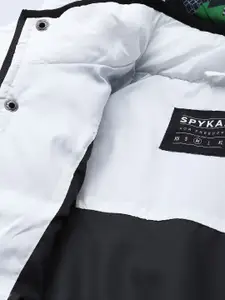 SPYKAR Solid Insulator Outdoor Detachable Hood Puffer Jacket