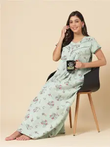 Sweet Dreams Floral Printed Maxi Nightdress