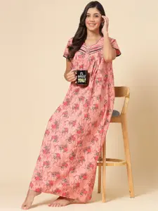 Sweet Dreams Floral Printed Maxi Nightdress